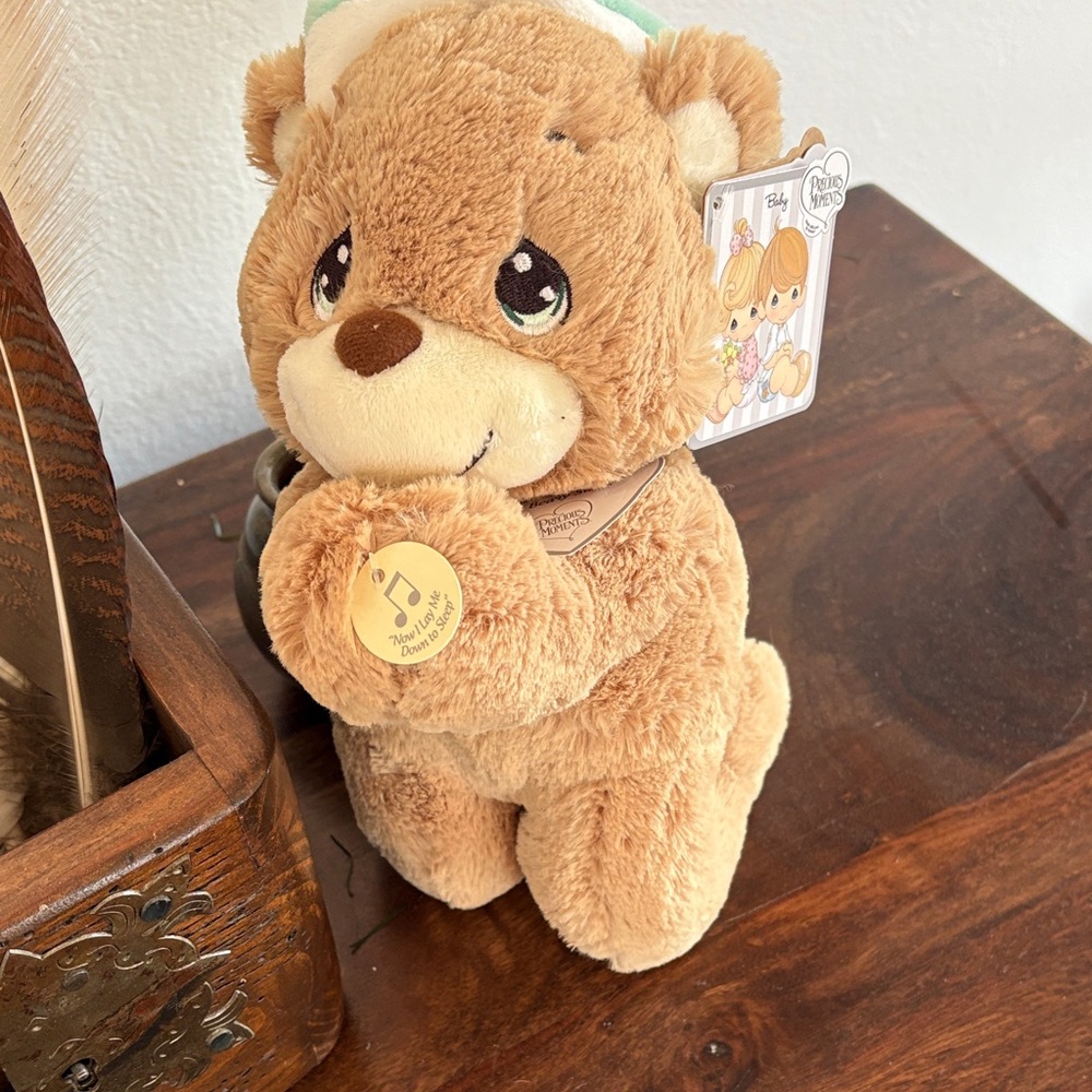Precious Moments Charlie Bear Praying Plush Bear - Picture 3 of 8